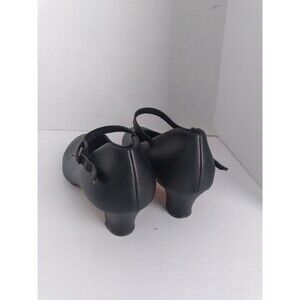 Mary Jane Shoes‎ Black Ankle Strap Heel Classic Pumps